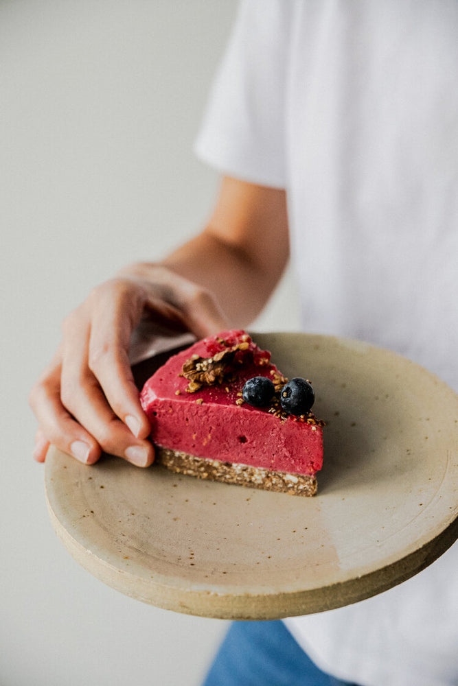 Frozen berry pie