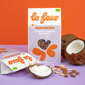 HIGH PROTEIN • COCONUT & ALMOND