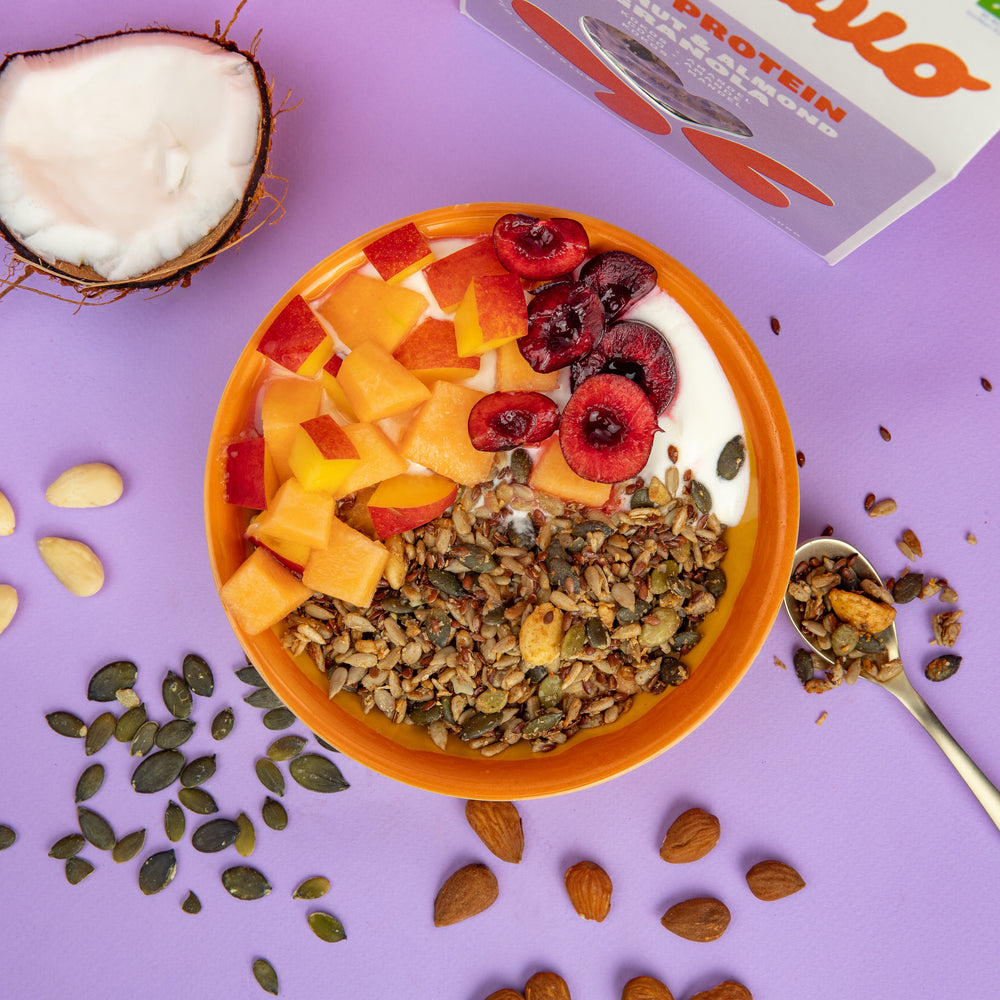 HIGH PROTEIN • COCONUT & ALMOND